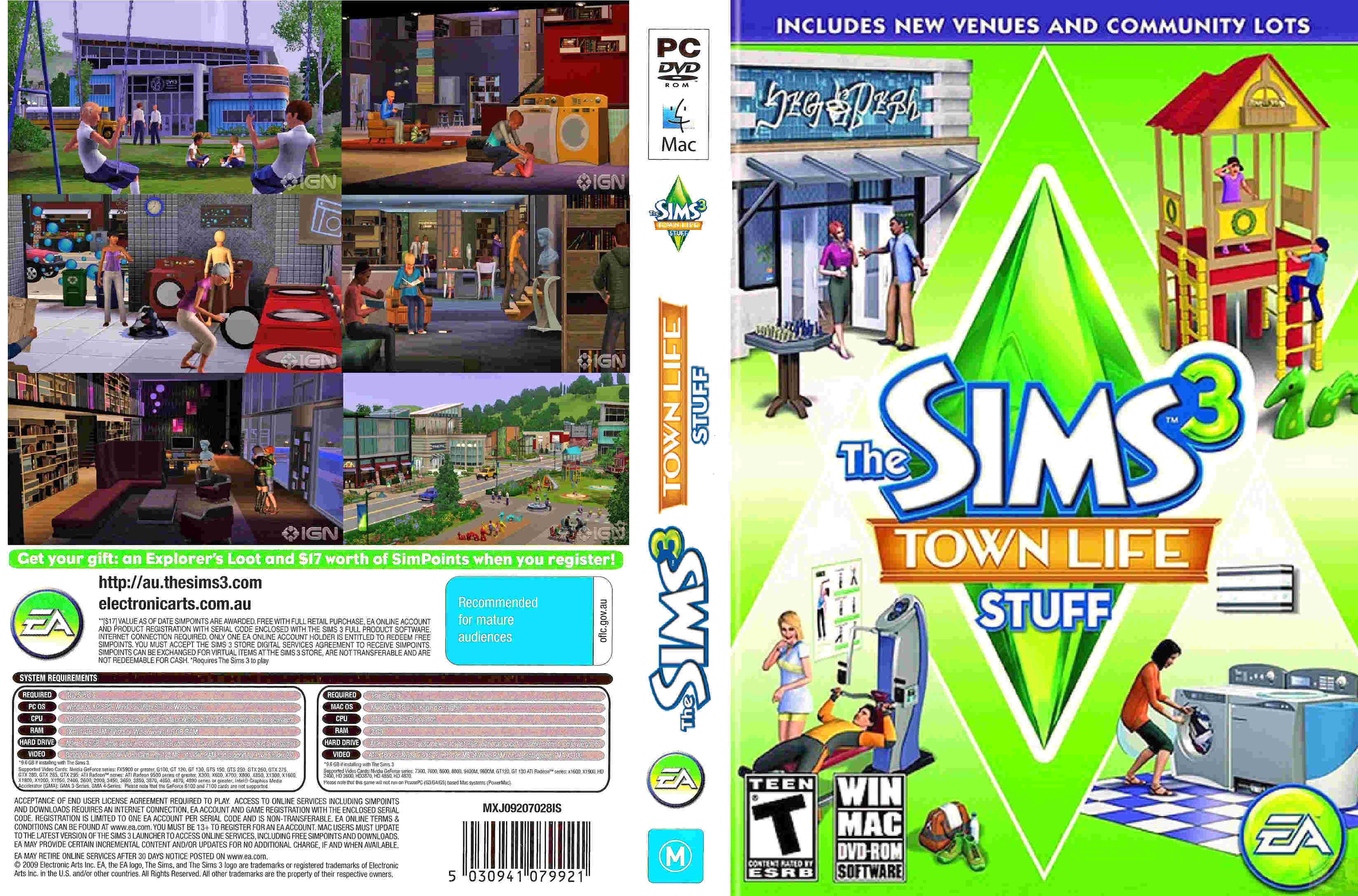 The Sims 3 Town Life Stuff – PC