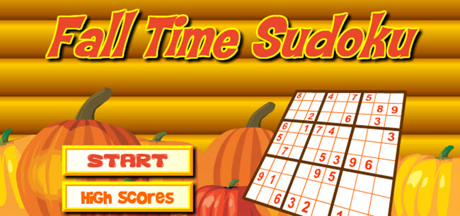 Fall Time Sudoku – ONLINE