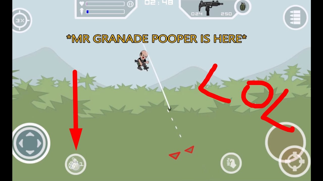 Doodle Army 2 Mini Militia "le granate scoppiettanti" Hack MOD APK per Android